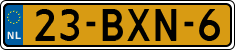 License plate of the Netherlands, Heavy Commercial Vehicles (1994 system)