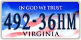 Virginia, In God We Trust (123-45AB)