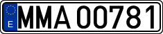 License plates of Spain, Official and military plates