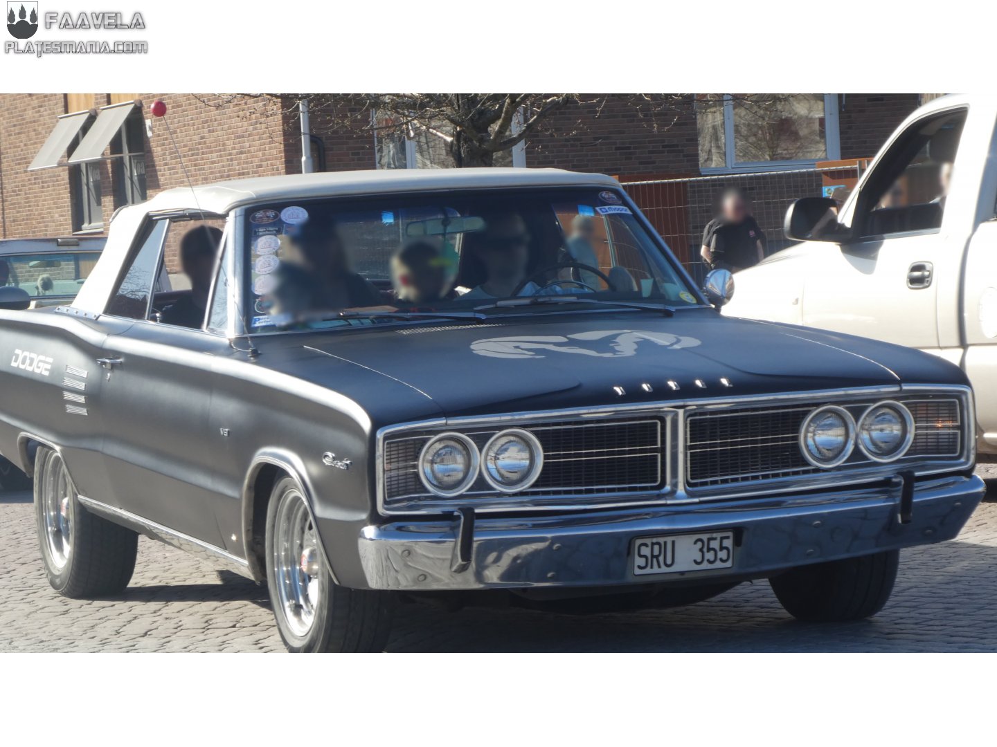 SRU 355, Dodge Coronet 5th gen 1966 2-door Convertible (27; BW; B-body), 1st facelift, 1965–1966