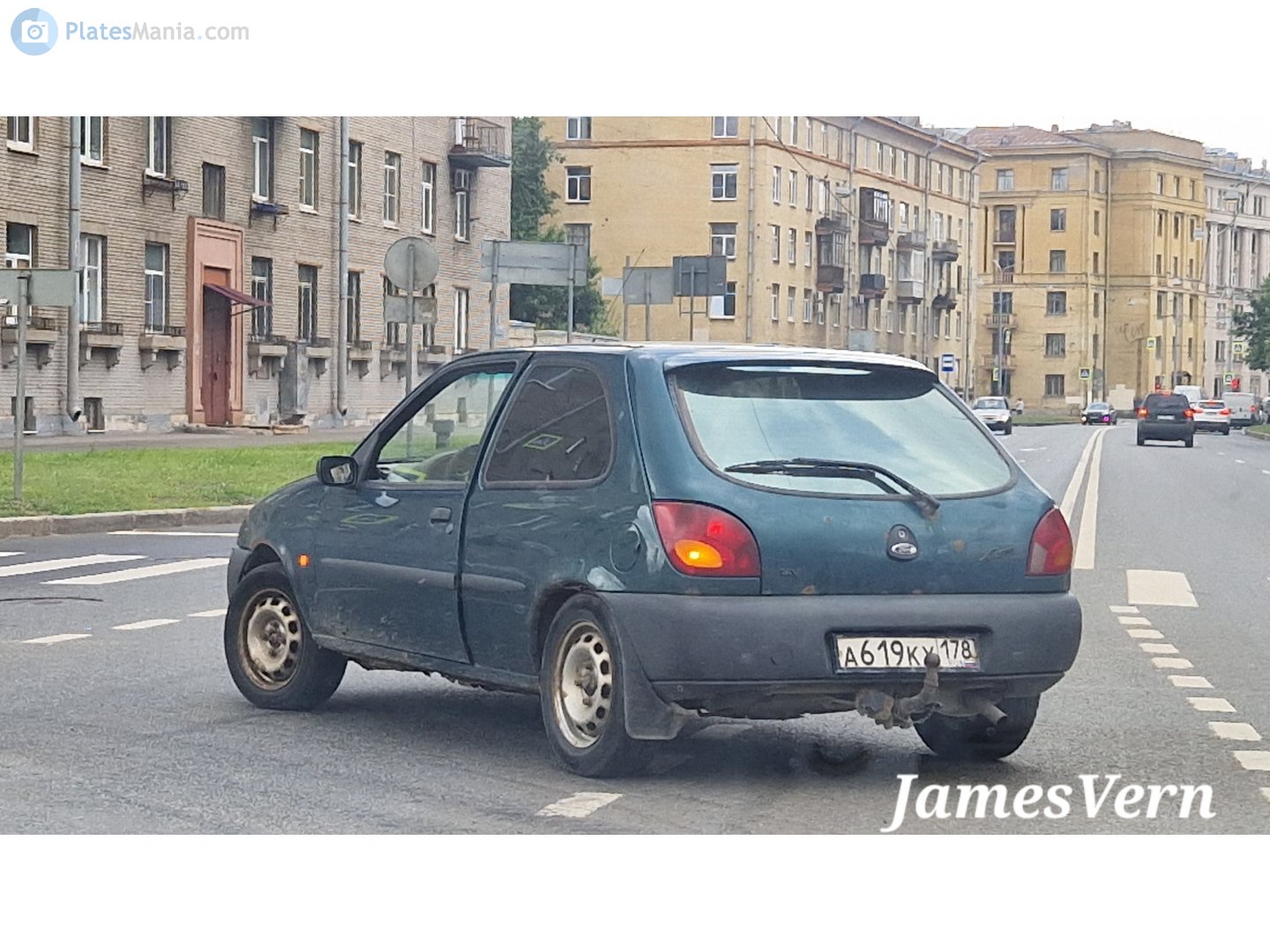 а 619 кх 178, Ford Fiesta 4th gen 3-door Hatch (JAS; BE91), 1995–1999
