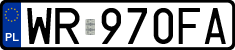 License plates of Poland, Regular car plates