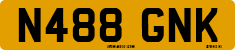 License plate of the United Kingdom, 1983 year system