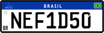 License plate of Brazil, Private owners (Mercosul)