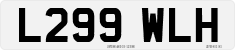 License plate of the United Kingdom, 1983 year system