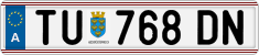 License plate of Austria, Regular plates