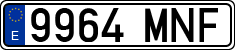 License plates of Spain, Ordinary (2000)