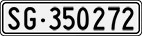 License plate of Switzerland, Cars