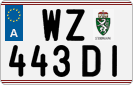 License plate of Austria, Regular plates