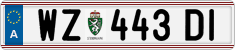 License plate of Austria, Regular plates