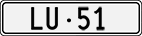 License plate of Switzerland, Cars