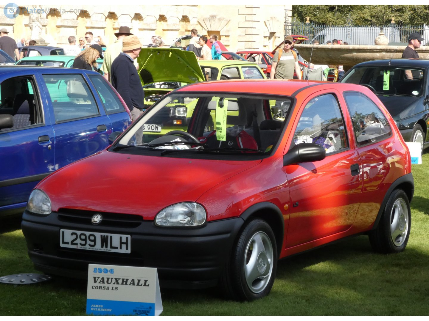 L299WLH, Vauxhall Corsa 1st gen 3-door Hatch (B; S93), 1993–2000