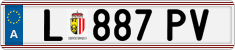 License plate of Austria, Regular plates
