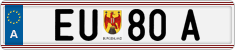 License plate of Austria, Regular plates