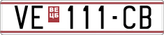 License plate of North Macedonia, Regular plates (1993)