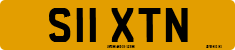 License plate of the United Kingdom, 1983 year system