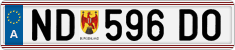 License plate of Austria, Regular plates