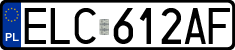 License plates of Poland, Regular car plates