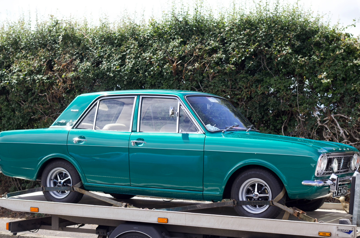 ZV 53454, Ford Cortina 2nd gen 4-door Sedan (Mk2) 1966–1970