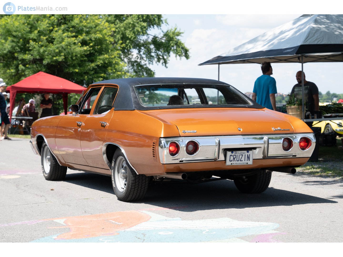 CRUZIN, Chevrolet Chevelle 2nd gen 1971/1972 4-door Hardtop (39; A-body), 3rd facelift, 1970–1972