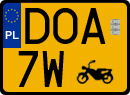 License plates of Poland, Oldtimers