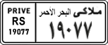 License plate of Egypt, Cars (1999)