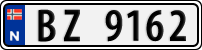 License plate of Norway, Trailers, motorcycles, special vehicles