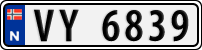 License plate of Norway, Trailers, motorcycles, special vehicles