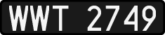 License plates of Poland, 1976 year system