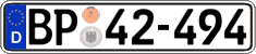 German license plate, Authorities and federal agencies