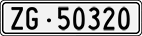License plate of Switzerland, Cars