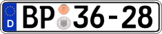 German license plate, Authorities and federal agencies