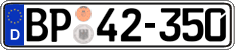 German license plate, Authorities and federal agencies
