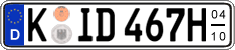 German license plate, Seasonal plates (Oldtimers)