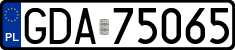 License plates of Poland, Regular car plates