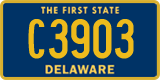 Delaware, Commercial vehicles (C12345)