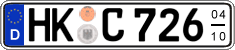 German license plate, Seasonal plates