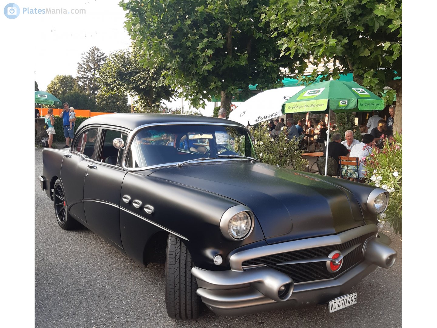 VD 470495, Buick Century 2nd gen (Riviera) 4-door Hardtop (63; B-body), 2nd facelift, 1955–1956