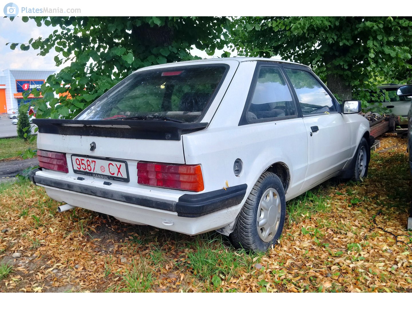 9587 CX, Ford Escort 3rd gen 3-door Hatch (ABD; Global-market), 1980–1986