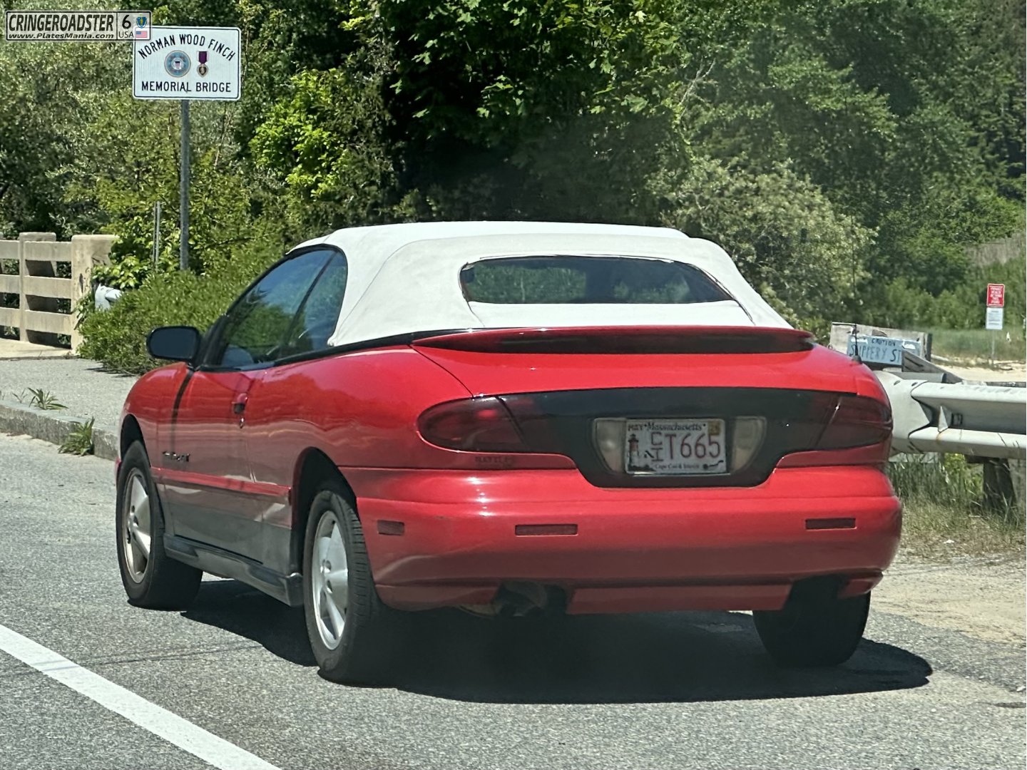 CI T665, Pontiac Sunfire 1st gen Convertible, 1995-1999