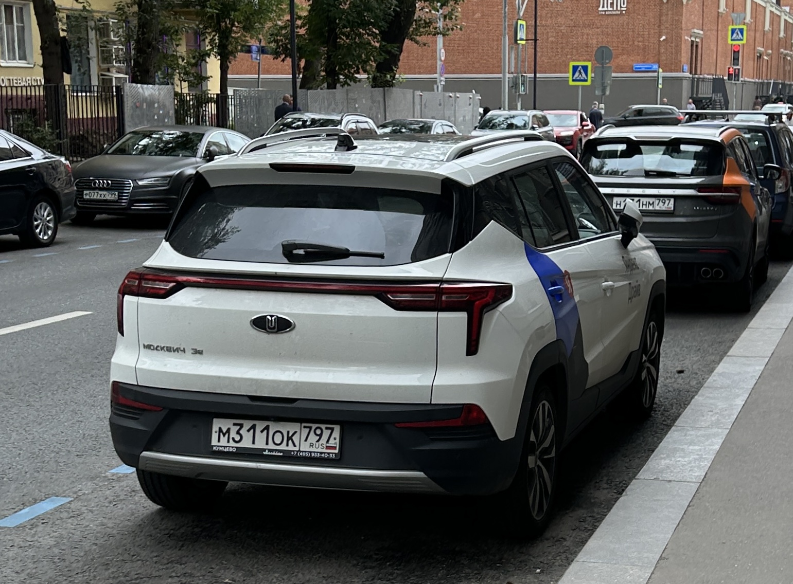 м 311 ок 797, Moskvich (AZLK) 3 213500 3е (DA22), 2023– (rebadged JAC EJS4)