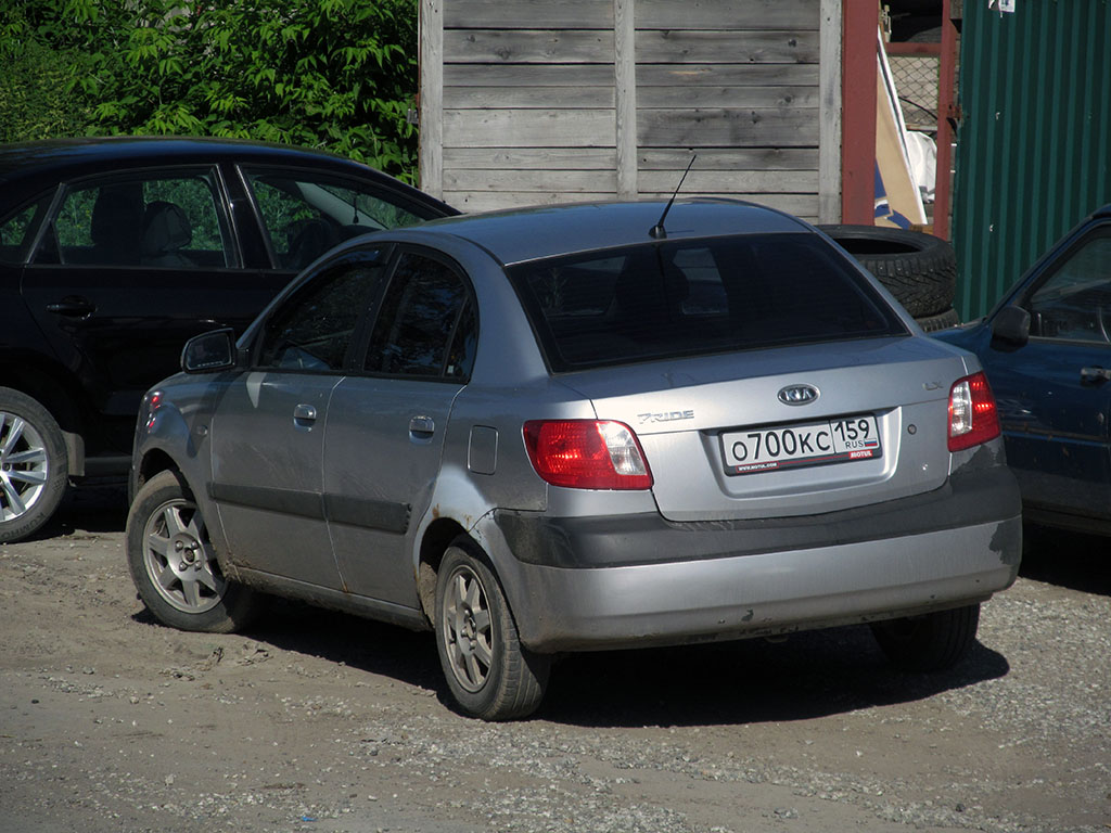 о 700 кс 159, Kia Pride 2nd gen Sedan (JB; KR-market), 2005–2009