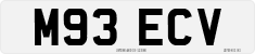 License plate of the United Kingdom, 1983 year system