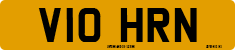 License plate of the United Kingdom, 1983 year system