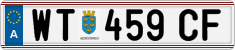 License plate of Austria, Regular plates