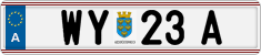 License plate of Austria, Regular plates