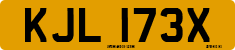 License plate of the United Kingdom, 1963 year system