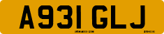 License plate of the United Kingdom, 1983 year system