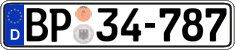 German license plate, Authorities and federal agencies