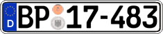 German license plate, Authorities and federal agencies